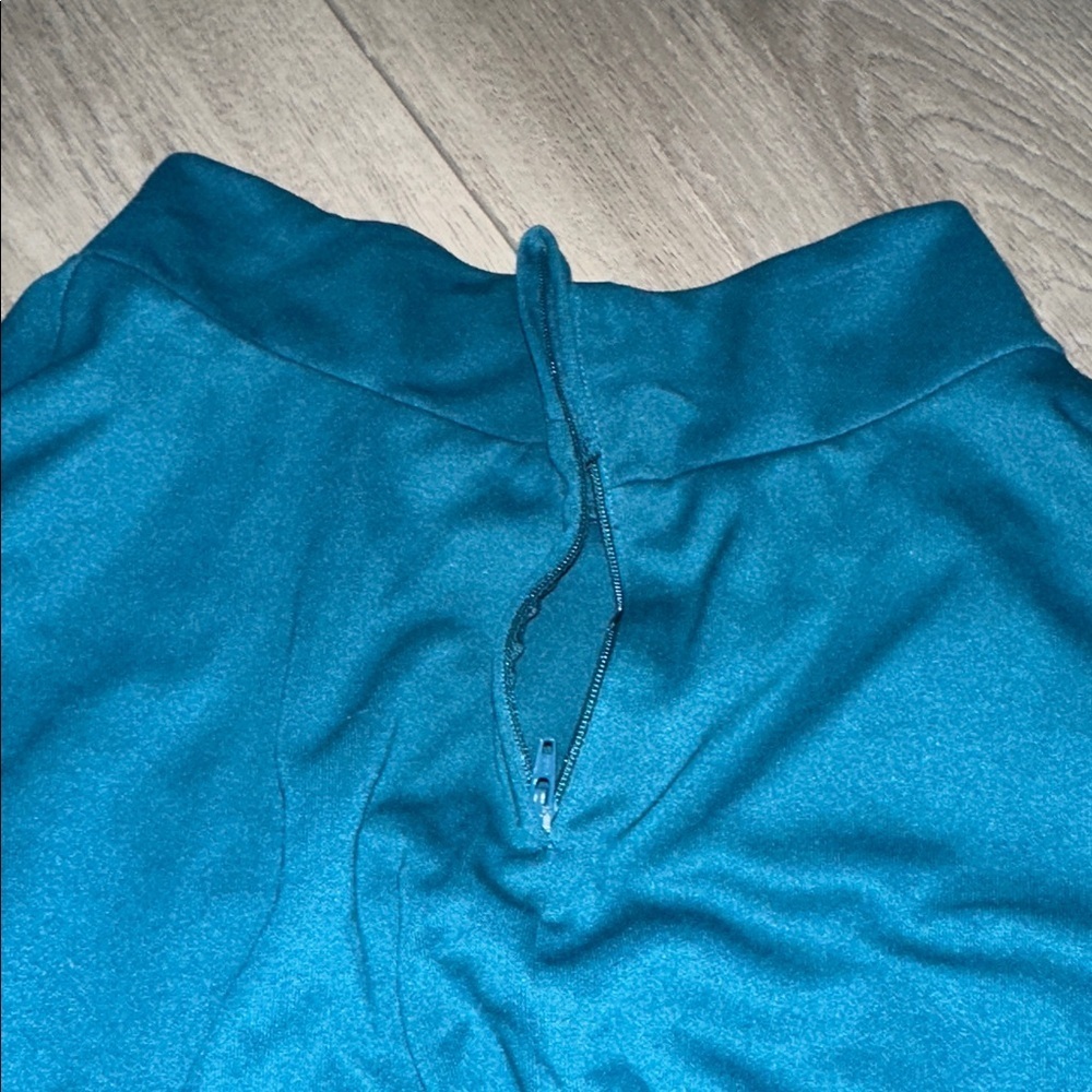 H&M Teal A-LINE MIDI SKIRT size XS - Picture 5 of 7
